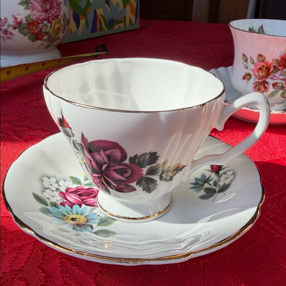 Vintage Royal Imperial Tea Cup and Saucer crafted in England